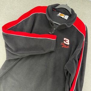Dale Earnhardt 3 NASCAR Winners Circle Intimidator Fleece Pullover XL Black